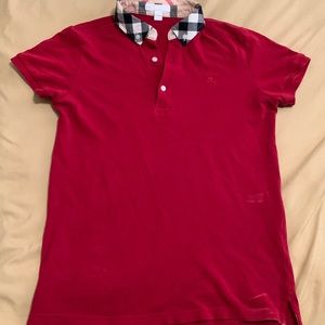 Big kid Burberry shirt